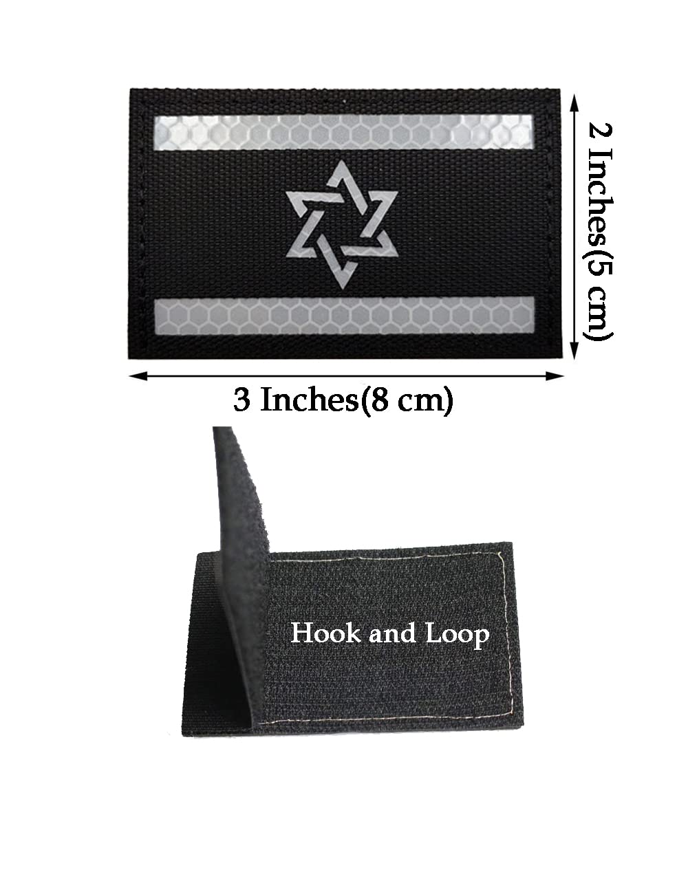 Amazon.com: 2 PCS AliPlus Israel Flag Patches IR Infrared